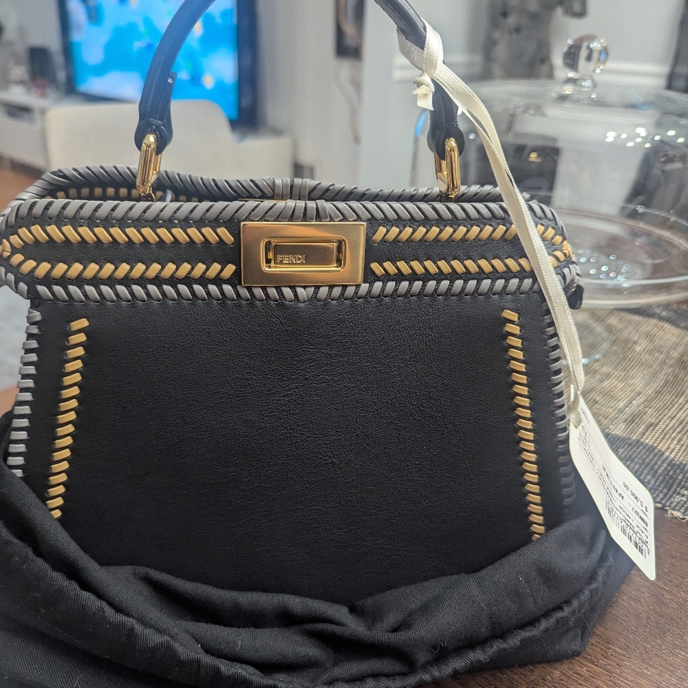 Fendi Black and Gold Women's Bag